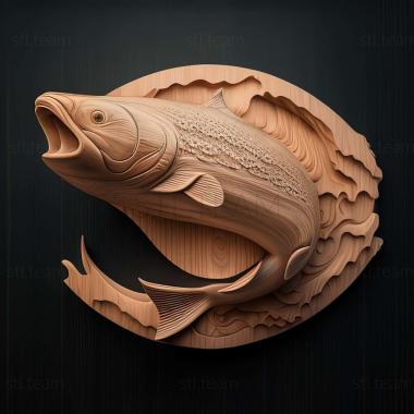 3D модель Oncorhynchus rastrosus (STL)